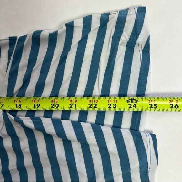 CUDDL DUDS Women’s Pullover Knit Sleeveless Top Sz Large Blue & White Stretch - Picture 11 of 11